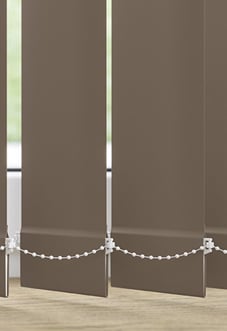 Trinity (Blackout), Truffle - Vertical Blind Slats